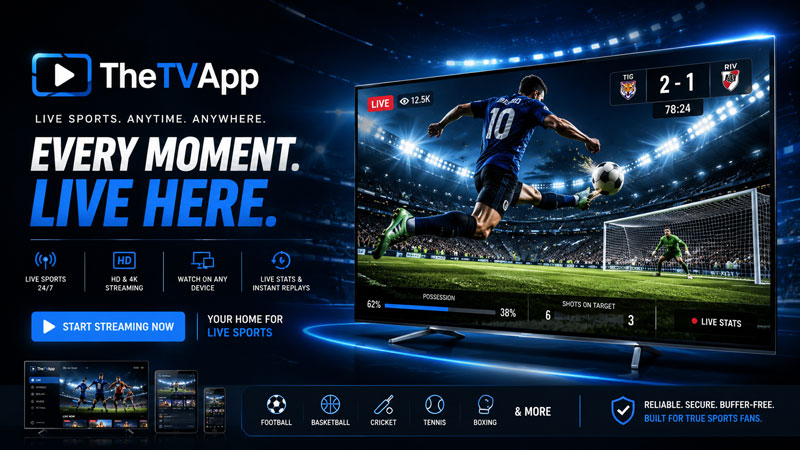 Live sports banner